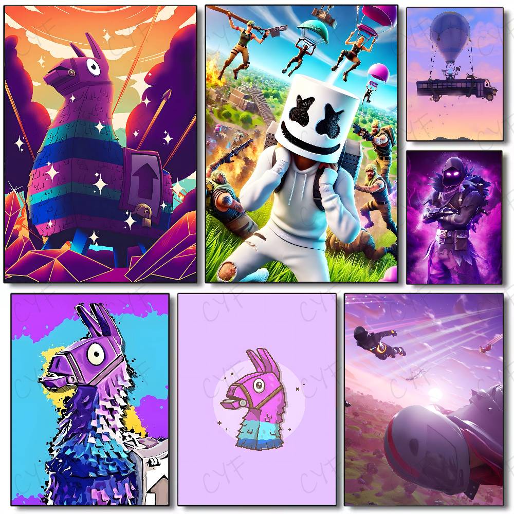 Gaming Console Wallpaper - Hot Game F-Fortnites-Wallpaper Cool Poster Art