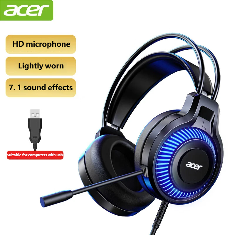 Gaming Console Vr Headset - Acer Gaming Headphones with Mic 7.1