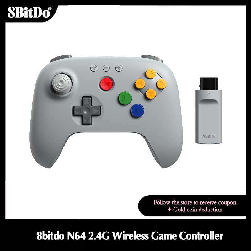 8BitDo N64 2.4G Wireless Gamin - Gaming Console Windows recensie en prijs