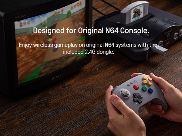 8BitDo N64 2.4G Wireless Gamin - Gaming Console Windows recensie en prijs