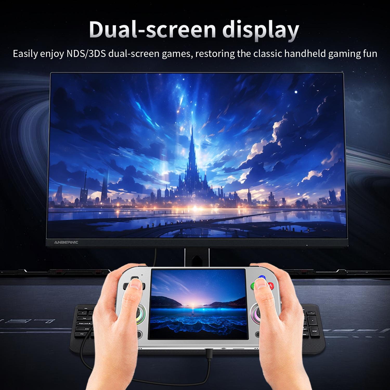 ANBERNIC RG477M RG Slide Retro - Gaming Console Bluetooth recensie en prijs
