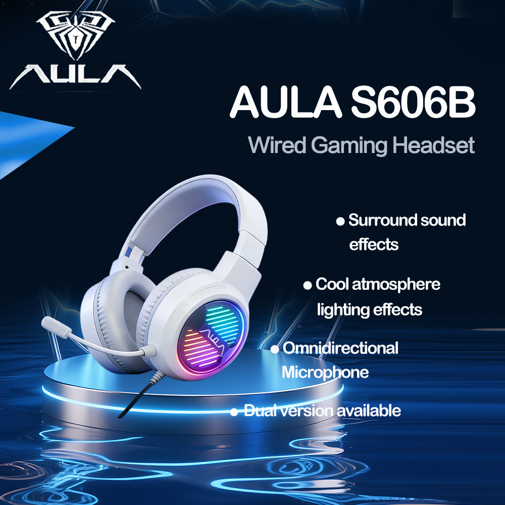 AULA S606B Wired Gaming Headse - Gaming Console Vr Headset recensie en prijs