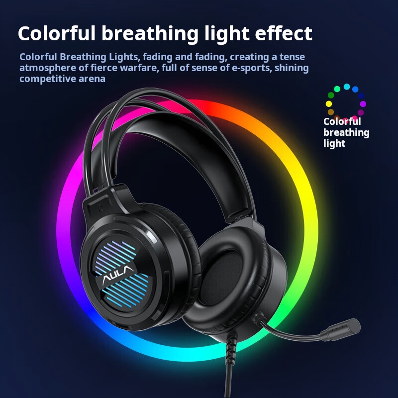 AULA S606B Wired Gaming Headse - Gaming Console Vr Headset recensie en prijs