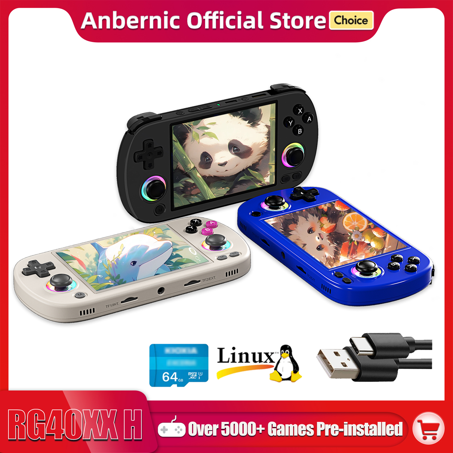 ANBERNIC RG40XX H Handheld Gam - Gaming Console Windows recensie en prijs