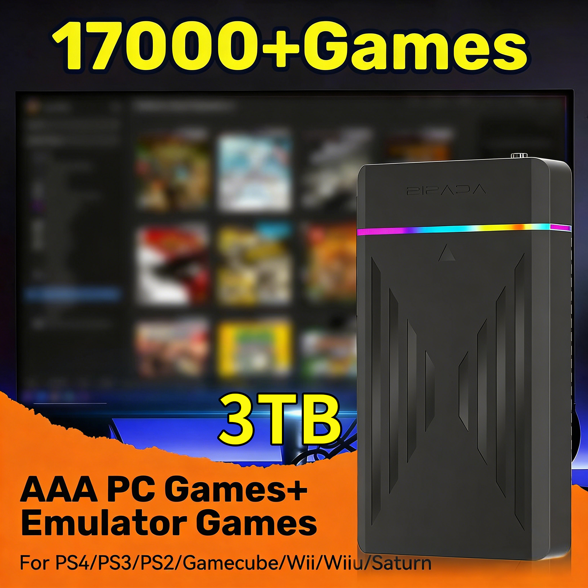 Portable 3TB Gaming HDD Video  - Gaming Console Windows recensie en prijs