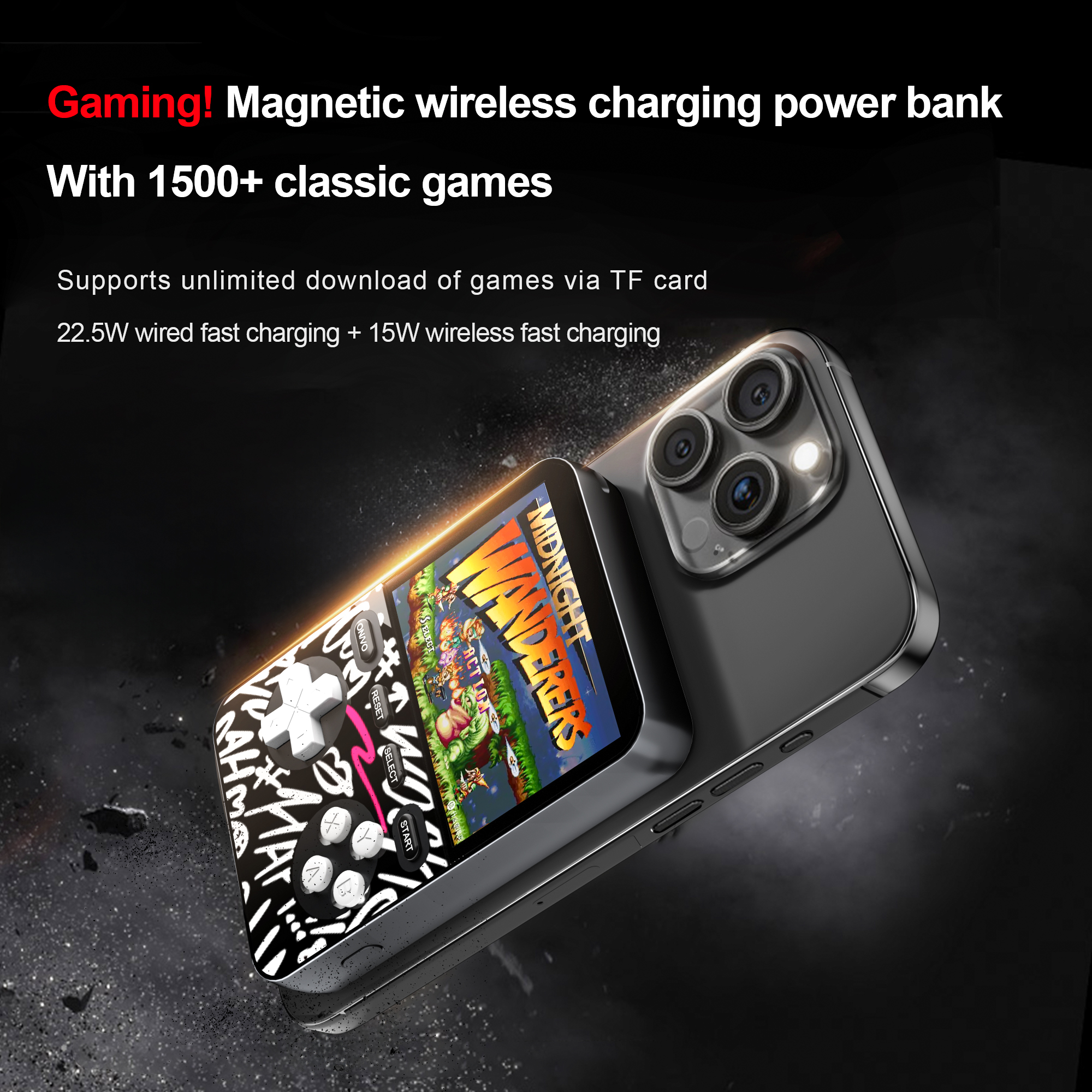 2IN1 Handheld Game Console Pow - Gaming Console Power Bank recensie en prijs