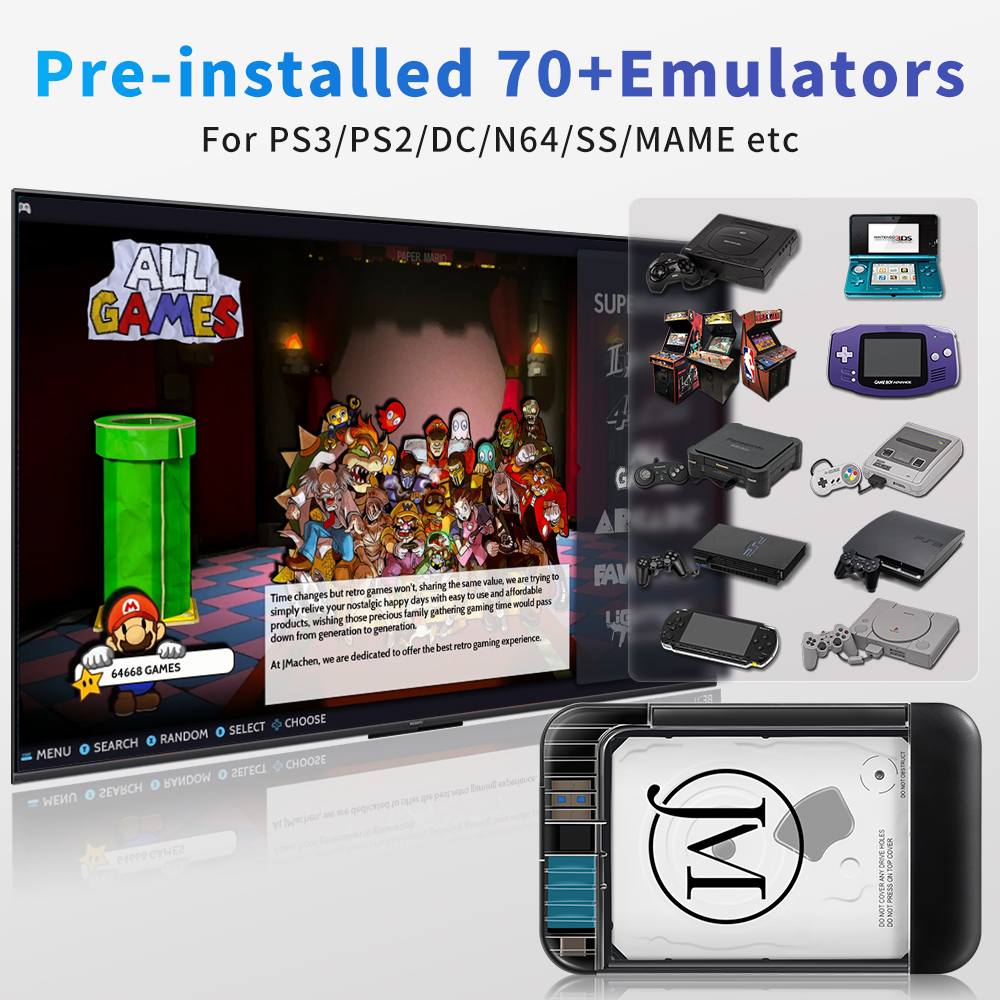 RETROBAT Portable 500G Gaming  - Gaming Console Windows recensie en prijs