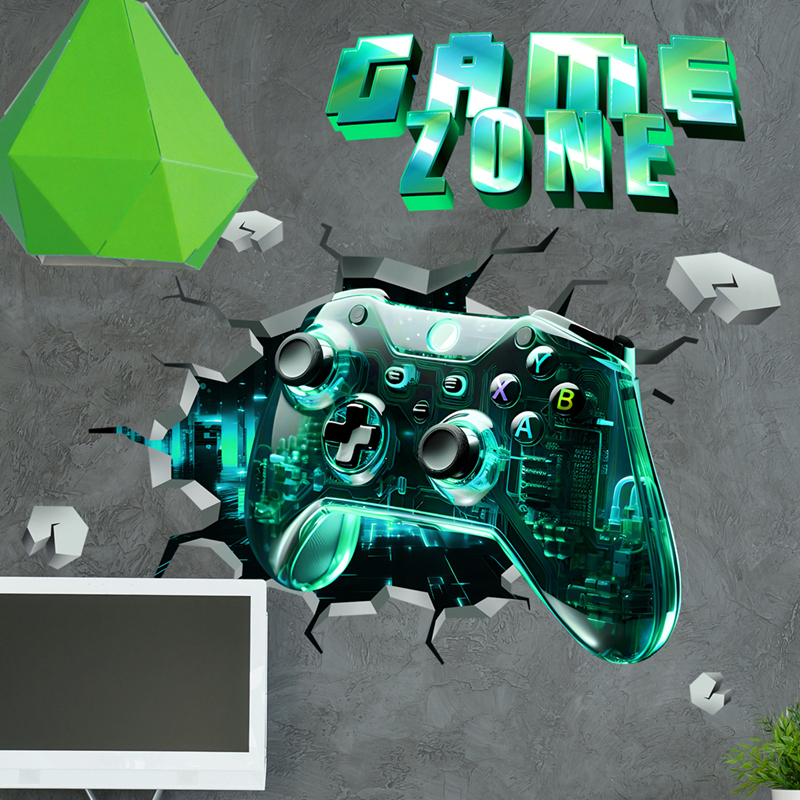 Game Zone Gaming Mural Broken  - Gaming Console Wallpaper recensie en prijs
