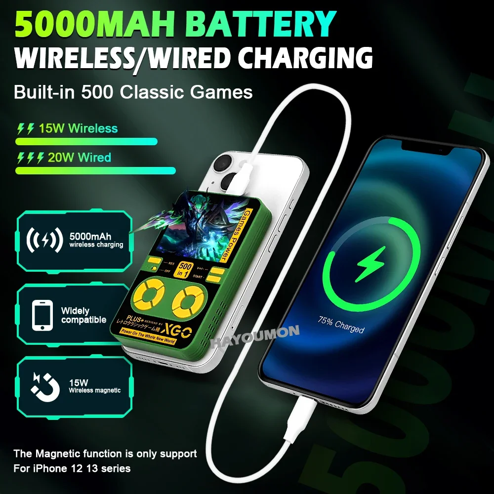 New 5000mAh Wireless Power Ban - Gaming Console Power Bank recensie en prijs