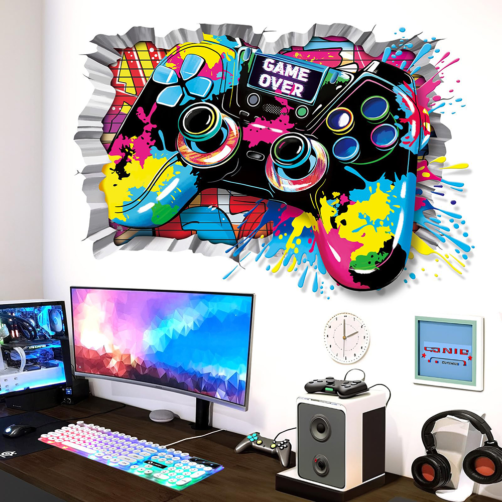 3D Game Joystick Controller Wa - Gaming Console Wallpaper recensie en prijs