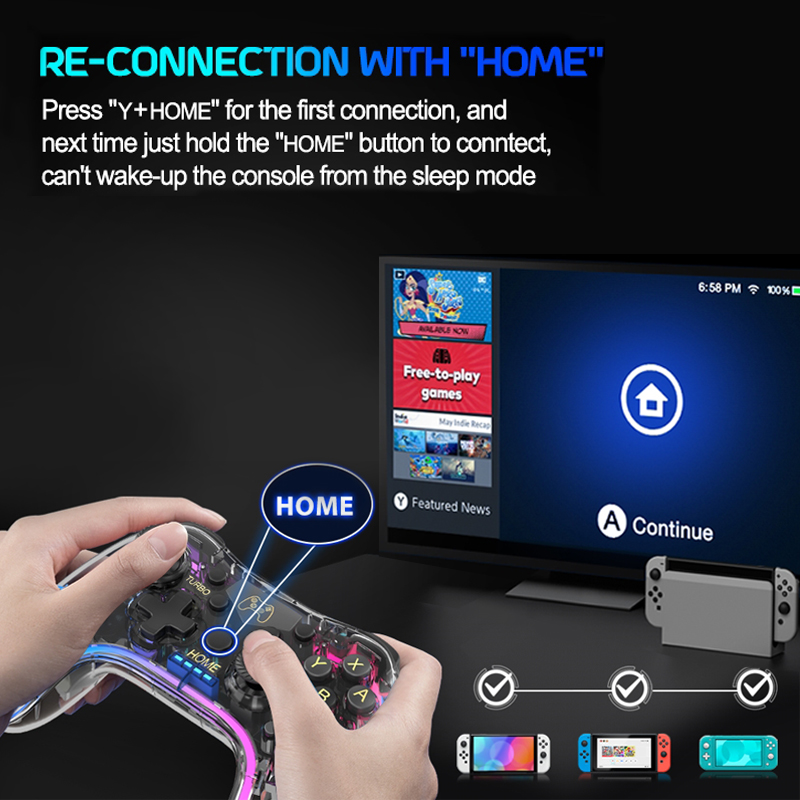 Wireless RGB Colorful console  - Gaming Console Bluetooth recensie en prijs