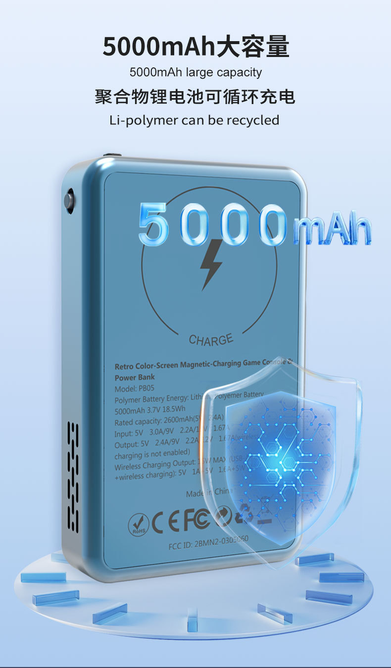 2 in 1 Retro Handheld Game Con - Gaming Console Power Bank recensie en prijs
