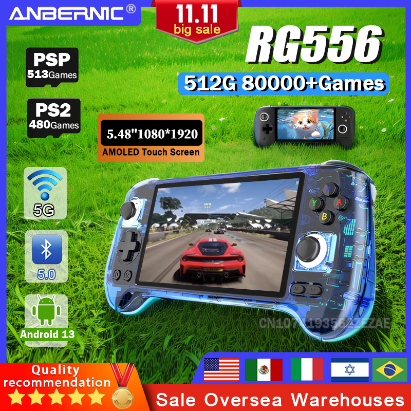 ANBERNIC RG556 Handheld Game C - Gaming Console Windows recensie en prijs