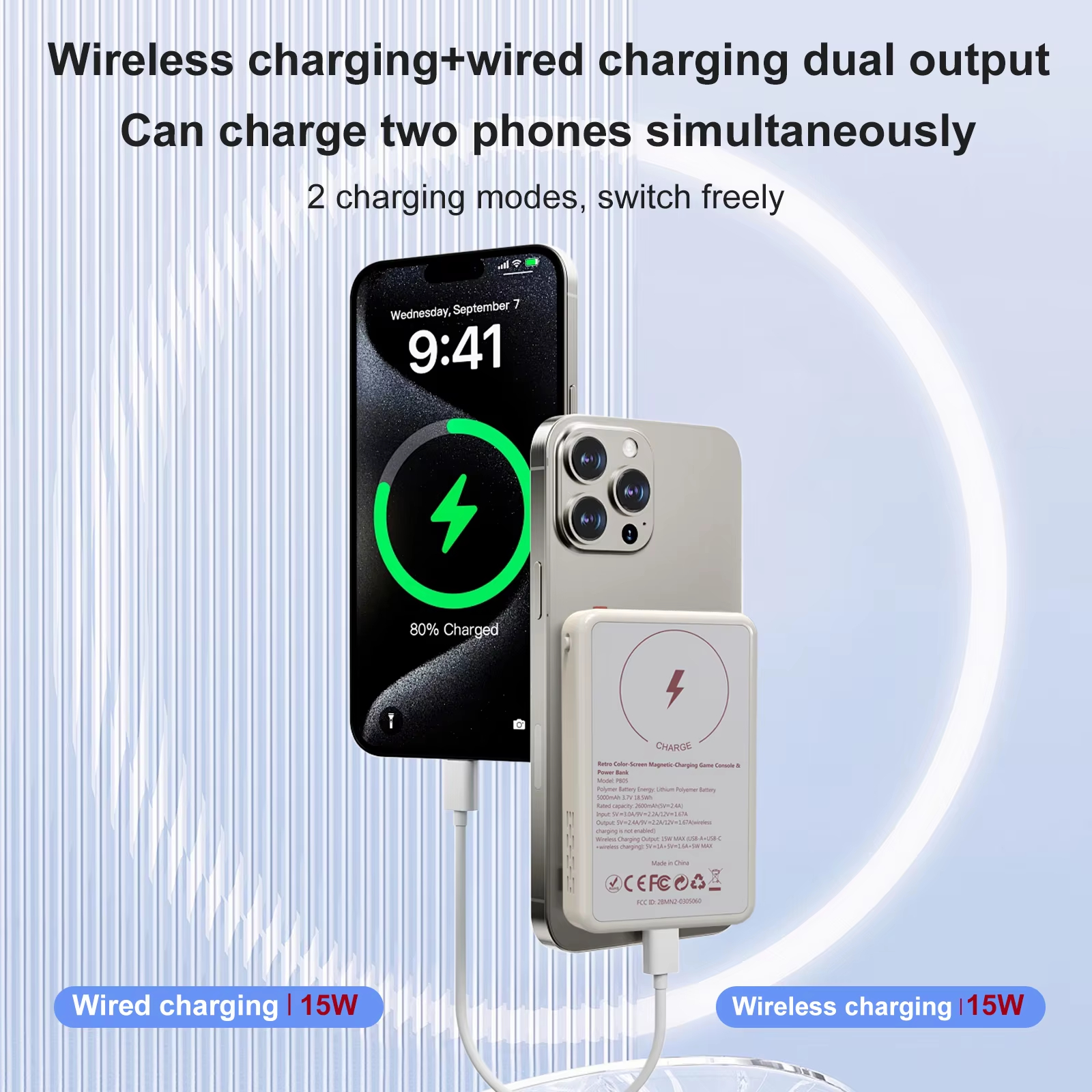 Handheld Wireless Charging Ret - Gaming Console Power Bank recensie en prijs
