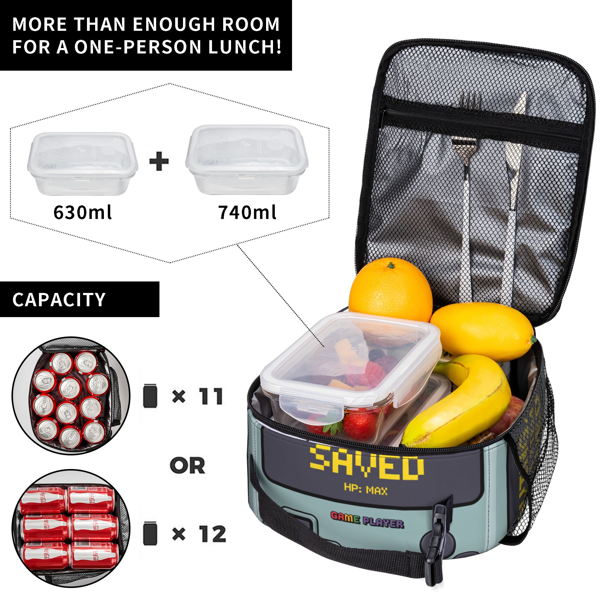 Retro Video Game Lunch Bag for - Gaming Console Design recensie en prijs