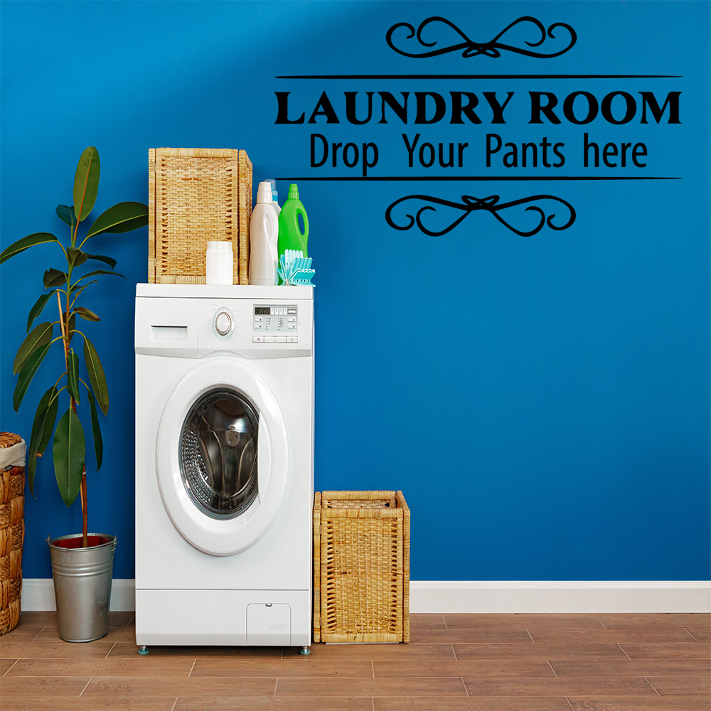 1 pc laundry room Sticker Wate - Gaming Console Wallpaper recensie en prijs