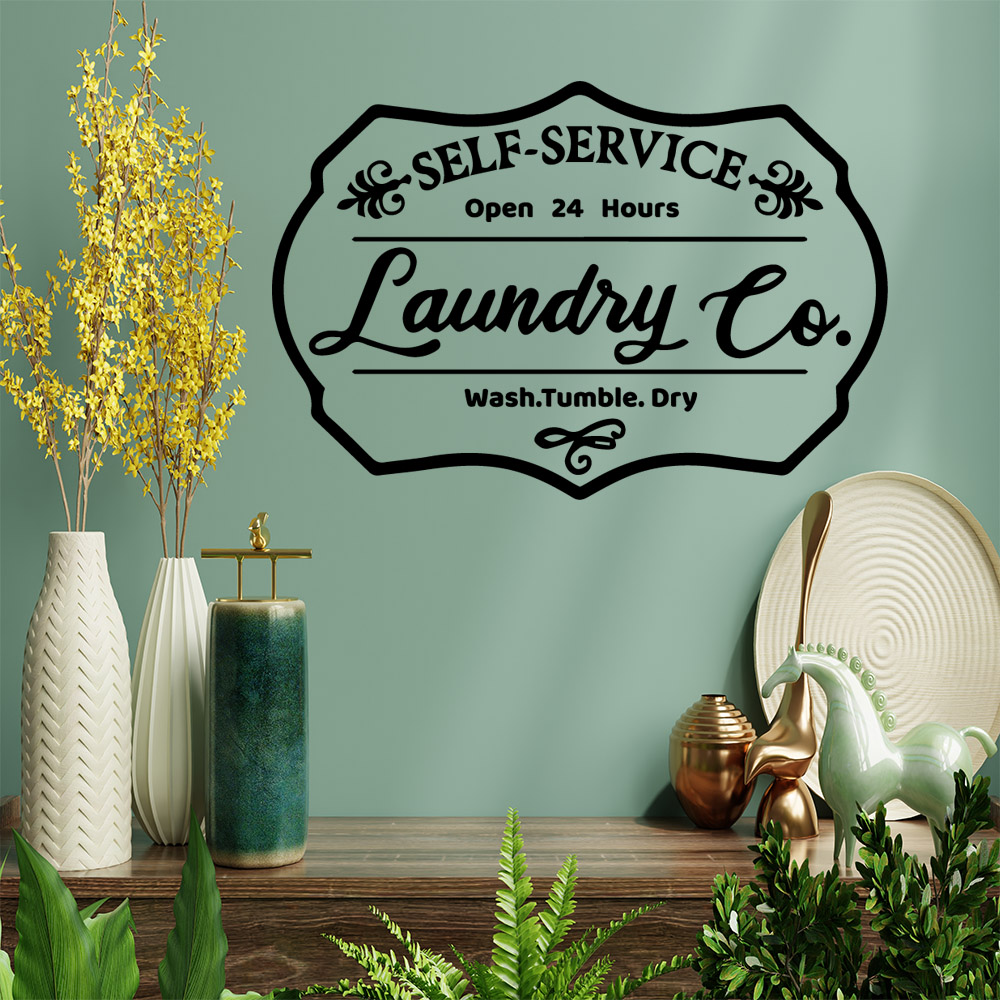 1 pc laundry room Sticker Wate - Gaming Console Wallpaper recensie en prijs